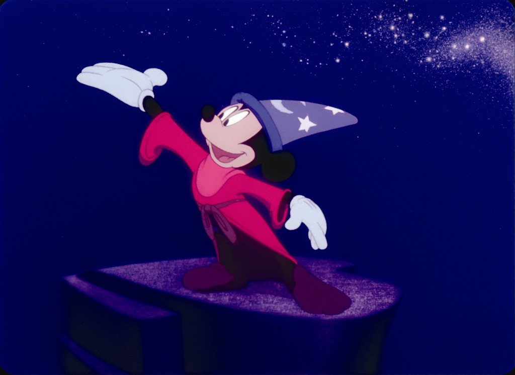Disney-filmen Fantasia fra 1940, med Mikke Mus i rollen som Trollmannens Læregutt, var både inspirert og laget spesifikt for å følge stykket av samme navn. Foto: Disney
