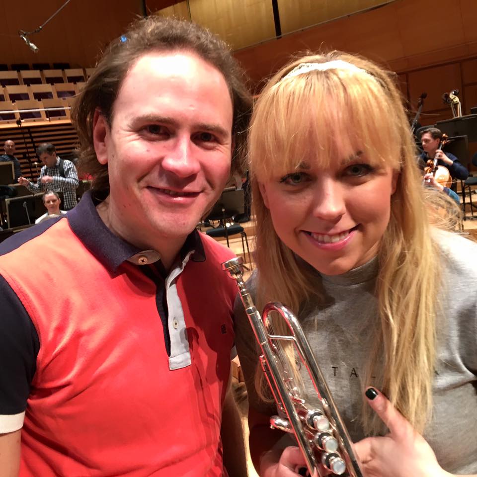 Christian Vasquez and Tine Thing Helseth. (Photo: Stavanger Symphony Orchestra)