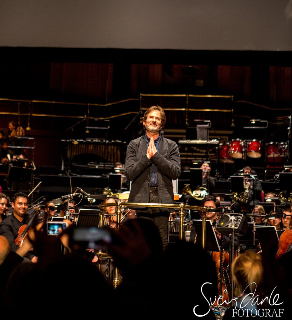 James Horner at the Titanic Live premiere in Royal Albert Hall, two months before his death. Photo: Svein Jarle Bamle